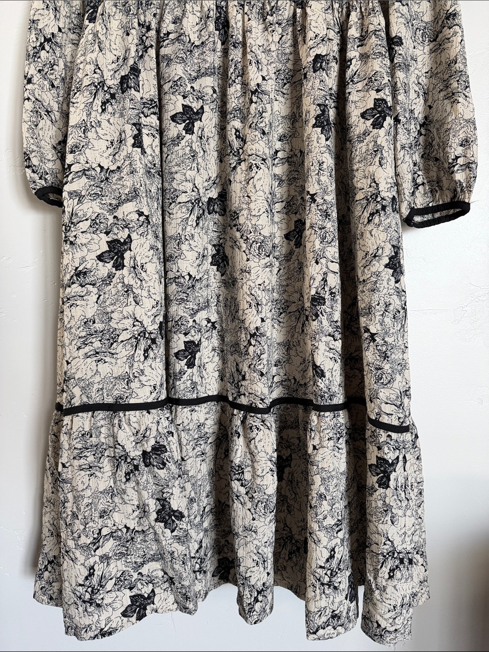 In February Floral Long Sleeve Maxi Dress - Picture 6 of 10